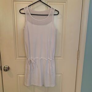 Sleeveless White Dress